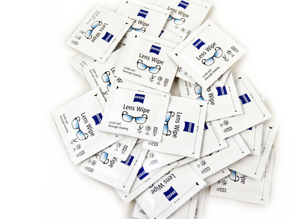 Zeiss Wipes Toallitas para Lentes