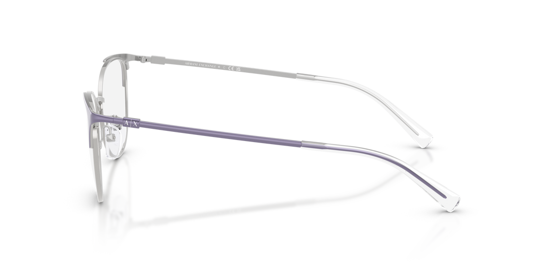 ARMANI EXCHANGE AX1034 6128 Violeta metálico brillante, vista lateral izquierda 