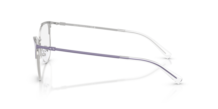 ARMANI EXCHANGE AX1034 6128 Violeta metálico brillante, vista lateral izquierda 