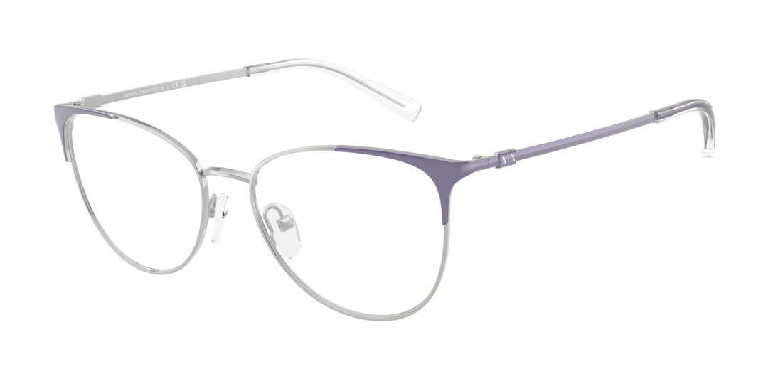ARMANI EXCHANGE AX1034 6128 Violeta metálico brillante, vista tres cuartos #color_6128