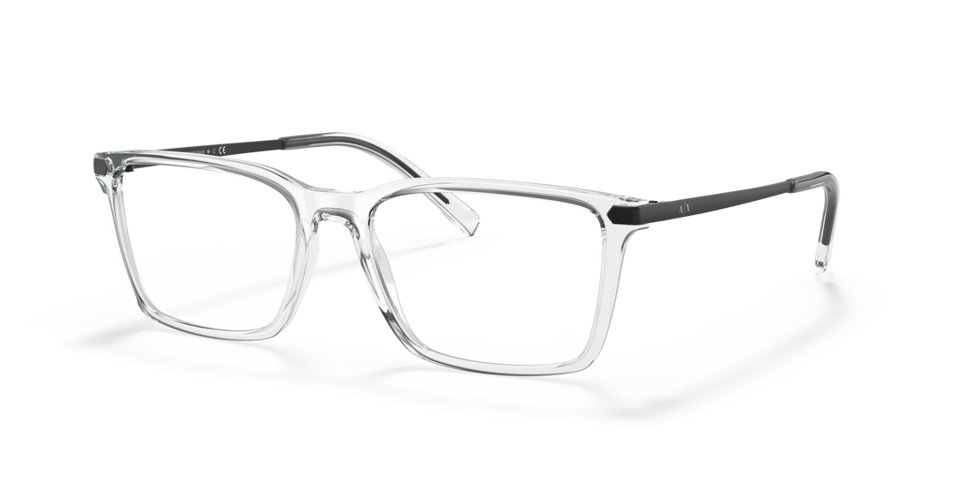 ARMANI EXCHANGE AX3077 8333 Cristal, vista tres cuartos 