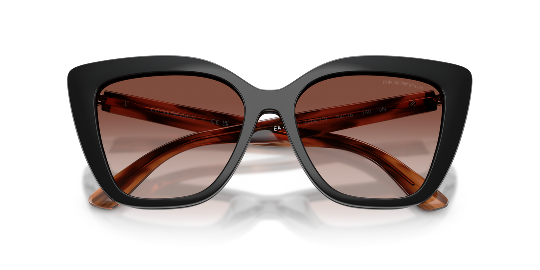 EMPORIO ARMANI EA4254U 62661W Negro Brillante, vista de detalle lateral 