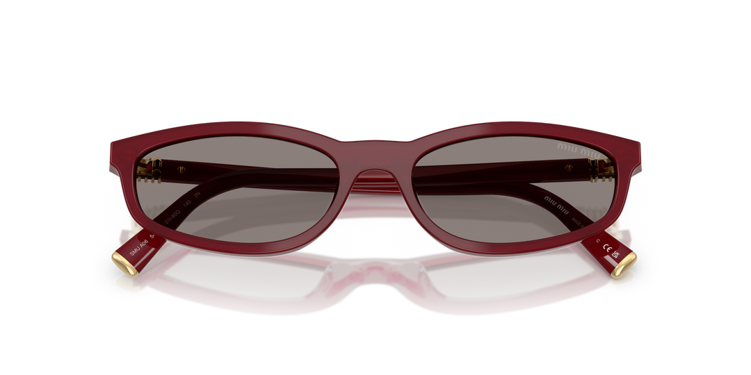 MIU MIU MU A06S 21I80Q, vista frontal con varillas plegadas 