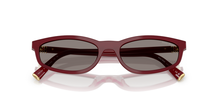 MIU MIU MU A06S 21I80Q, vista frontal con varillas plegadas 