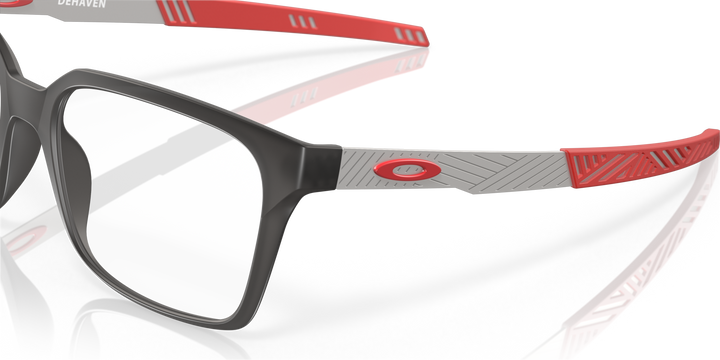 OAKLEY OX8054 DEHAVEN 805402 Humo Gris Satinado, vista de detalle lateral 