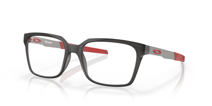 OAKLEY OX8054 DEHAVEN 805402 Humo Gris Satinado, vista tres cuartos 