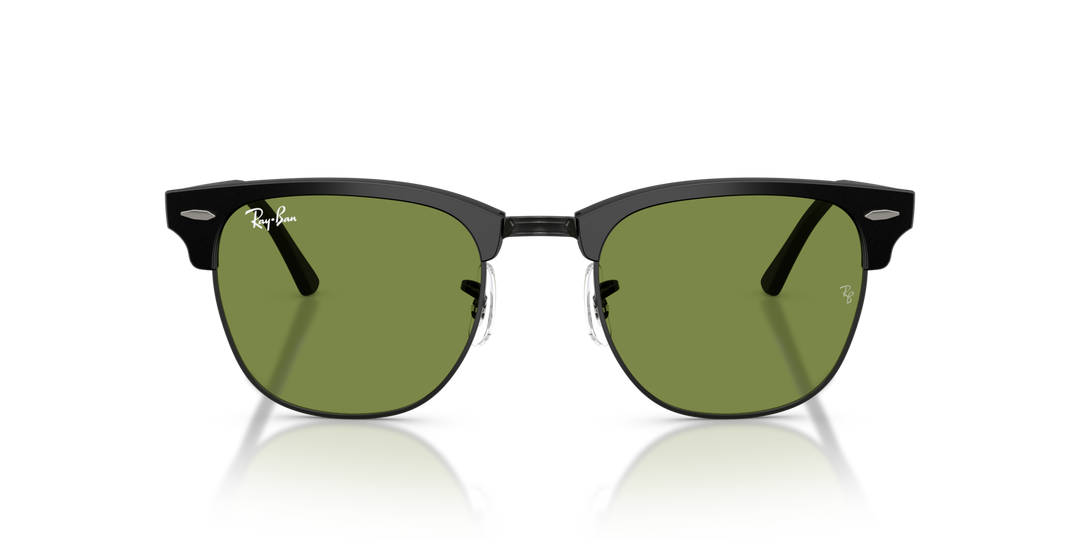 RAY-BAN RB3016 CLUBMASTER 601S4E Negro Mate sobre Negro, vista frontal 