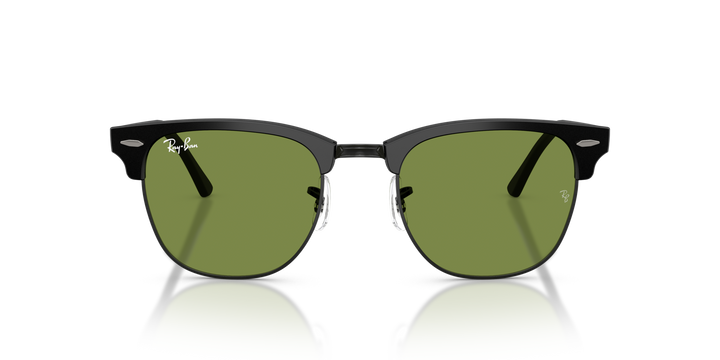 RAY-BAN RB3016 CLUBMASTER 601S4E Negro Mate sobre Negro, vista frontal 