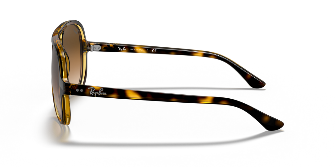 RAY-BAN RB4125 CATS 5000 710/51 Havana Claro, vista lateral izquierda 