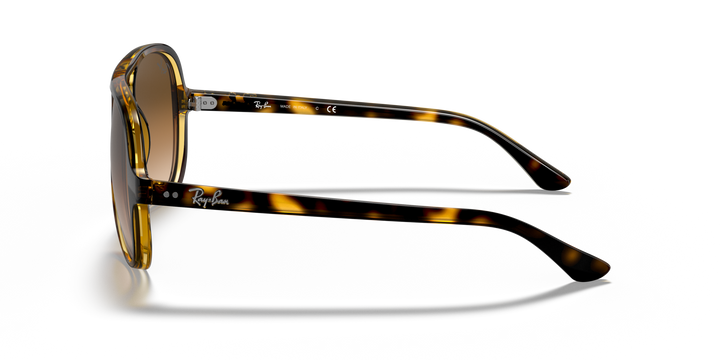 RAY-BAN RB4125 CATS 5000 710/51 Havana Claro, vista lateral izquierda 