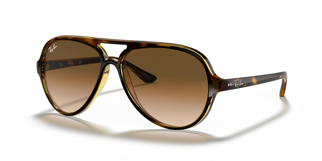 RAY-BAN RB4125 CATS 5000 710/51 Havana Claro, vista tres cuartos #color_710-51