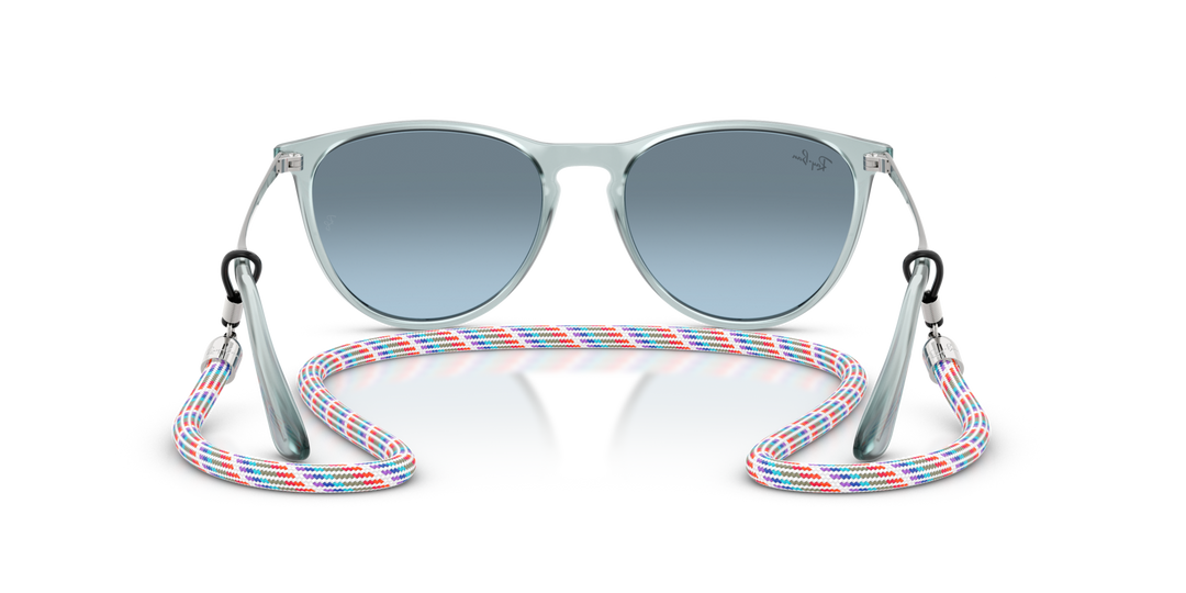 RAY-BAN JUNIOR RAY-BAN RJ9060S JUNIOR ERIKA 7223U0 Azul Traslúcido, vista posterior 