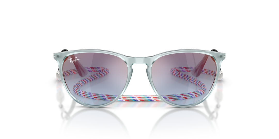 RAY-BAN JUNIOR RAY-BAN RJ9060S JUNIOR ERIKA 7223U0 Azul Traslúcido, vista frontal 