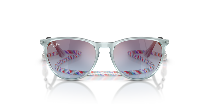 RAY-BAN JUNIOR RAY-BAN RJ9060S JUNIOR ERIKA 7223U0 Azul Traslúcido, vista frontal 