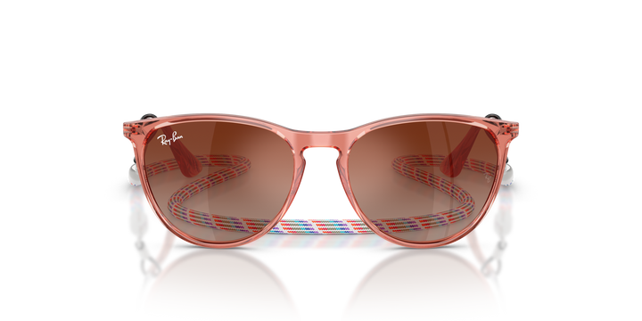 RAY-BAN JUNIOR RAY-BAN RJ9060S JUNIOR ERIKA 7225S0 Rojo Traslúcido, vista frontal 