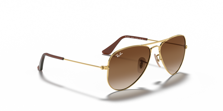 RAY-BAN JUNIOR RAY-BAN RJ9506S JUNIOR AVIATOR 223/13 Oro arista, vista angular secundaria 