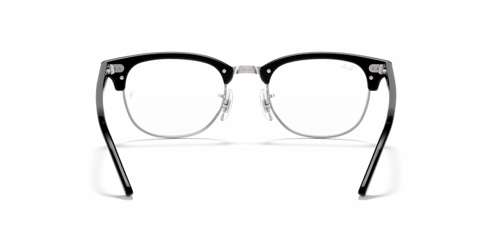 RAY-BAN RX5154 CLUBMASTER 2000 Negro sobre Plateado, vista posterior 