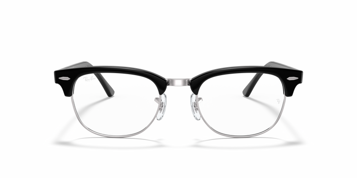 RAY-BAN RX5154 CLUBMASTER 2000 Negro sobre Plateado, vista frontal 