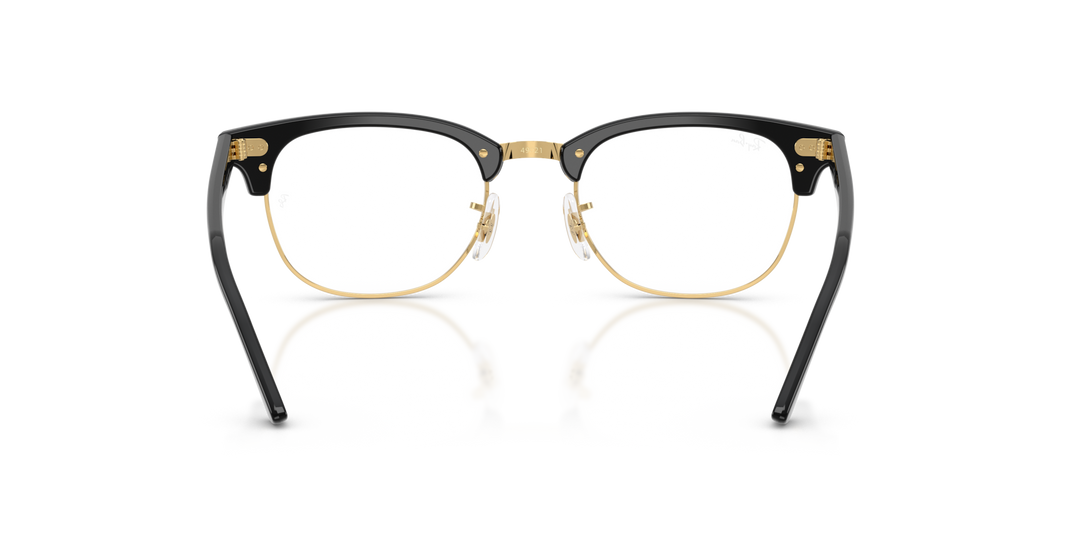 RAY-BAN RX5154 CLUBMASTER 5784 Negro y Dorado, vista posterior 
