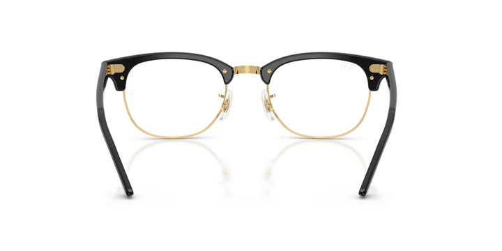 RAY-BAN RX5154 CLUBMASTER 5784 Negro y Dorado, vista posterior 