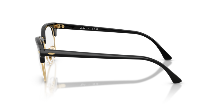 RAY-BAN RX5154 CLUBMASTER 5784 Negro y Dorado, vista lateral izquierda 