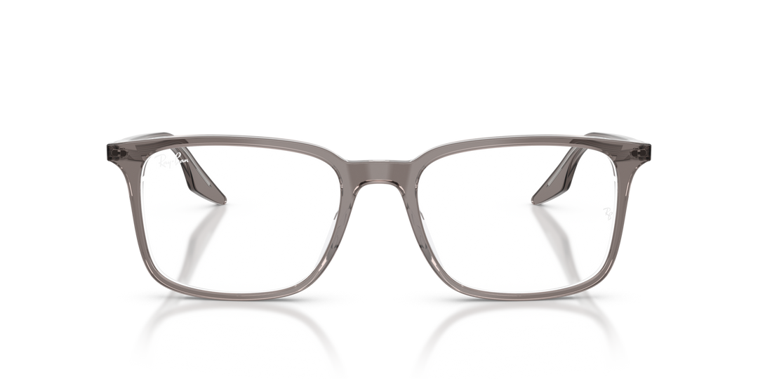RAY-BAN RX5421 8111 Gris Traslúcido, vista frontal 