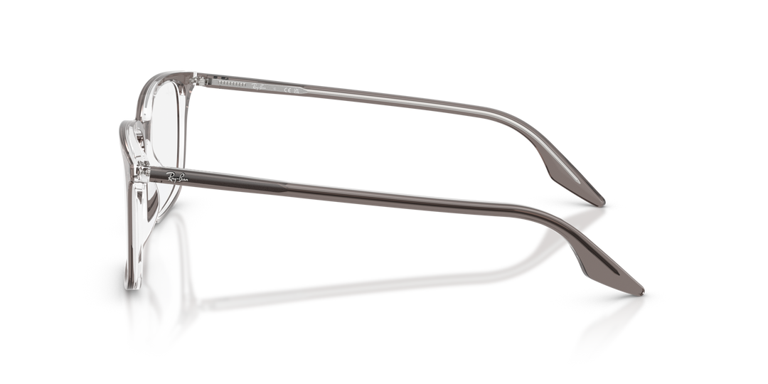RAY-BAN RX5421 8111 Gris Traslúcido, vista lateral izquierda 