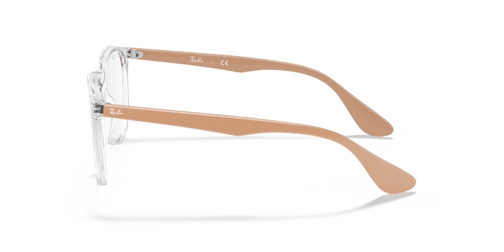 RAY-BAN RX7046 ERIKA 5953 Traslúcido, vista lateral izquierda 