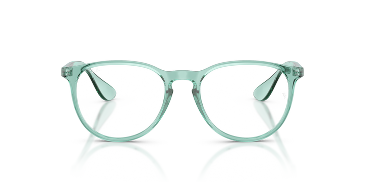 RAY-BAN RX7046 ERIKA 8508 Verde Traslúcido, vista frontal 
