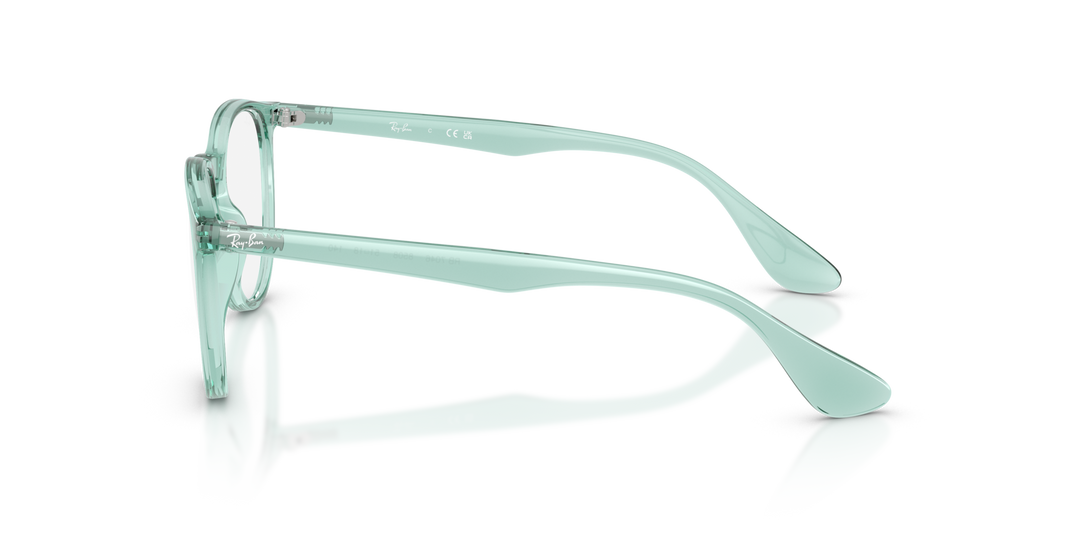 RAY-BAN RX7046 ERIKA 8508 Verde Traslúcido, vista lateral izquierda 
