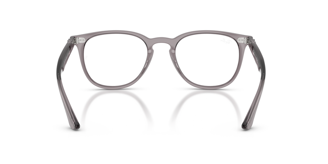 RAY-BAN RX7159 8257 Gris Traslúcido, vista posterior 