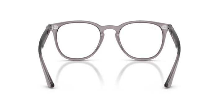 RAY-BAN RX7159 8257 Gris Traslúcido, vista posterior 