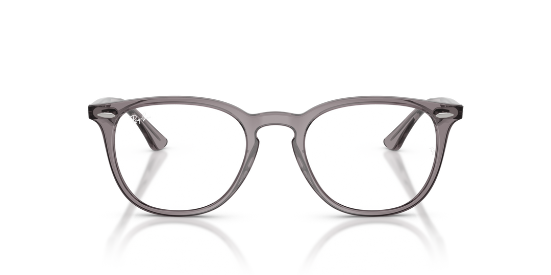 RAY-BAN RX7159 8257 Gris Traslúcido, vista frontal 