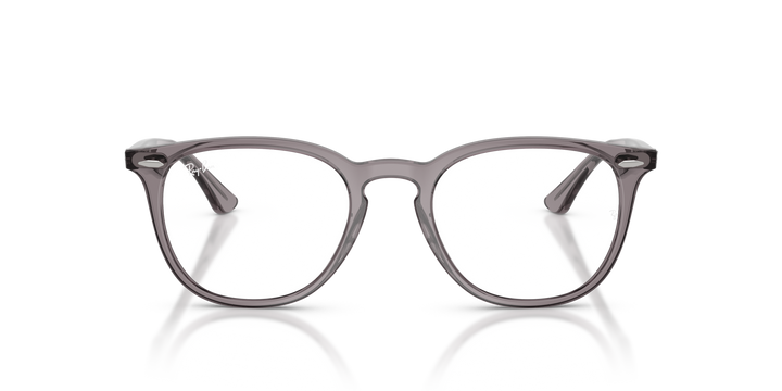 RAY-BAN RX7159 8257 Gris Traslúcido, vista frontal 