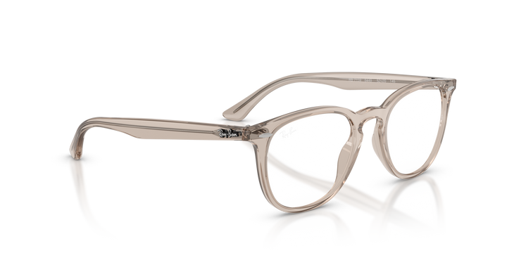 RAY-BAN RX7159 8449 Beige Traslúcido, vista angular secundaria 