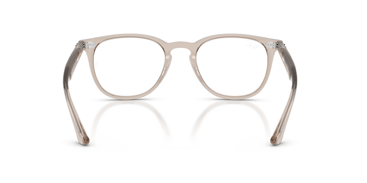 RAY-BAN RX7159 8449 Beige Traslúcido, vista posterior 