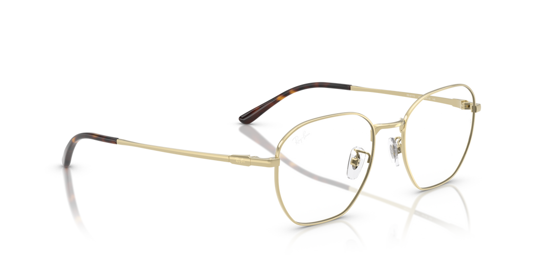 RAY-BAN RX8777D 1251 Dorado Pálido, vista angular secundaria 