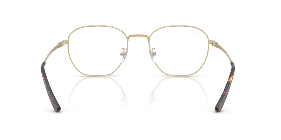 RAY-BAN RX8777D 1251 Dorado Pálido, vista posterior 