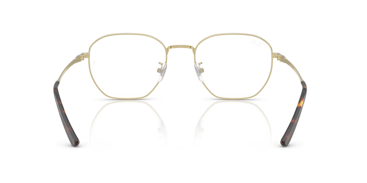 RAY-BAN RX8777D 1251 Dorado Pálido, vista posterior 
