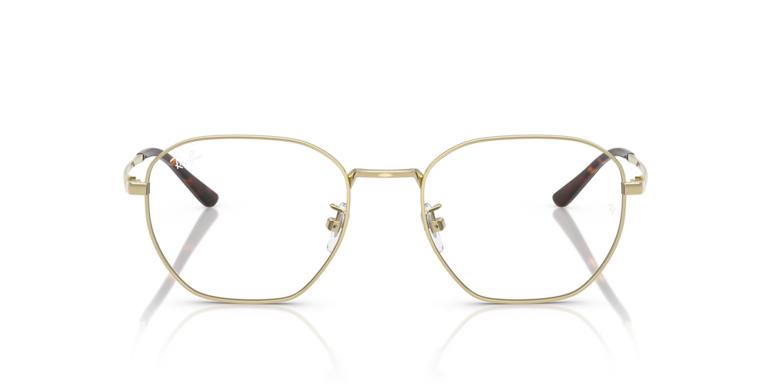 RAY-BAN RX8777D 1251 Dorado Pálido, vista frontal 