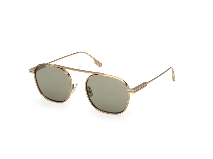 ZEGNA EZ0290 — color 35N, medida 53 — vista tres cuartos 