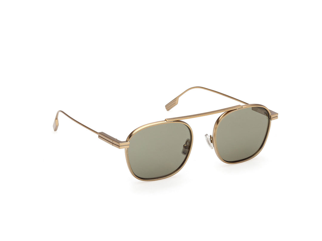 ZEGNA EZ0290 — color 35N, medida 53 — vista tres cuartos derecha 
