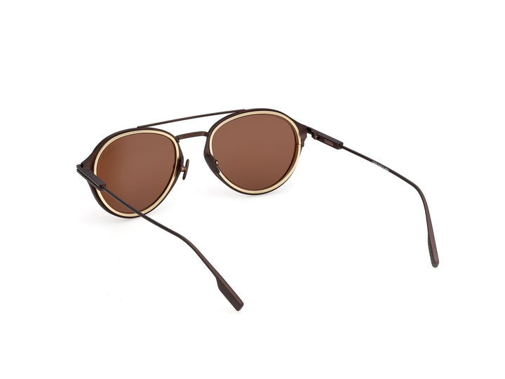 ZEGNA EZ0295 — color 49E, medida 51 — vista interior izquierda 