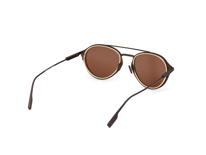 ZEGNA EZ0295 — color 49E, medida 51 — vista interior derecha 