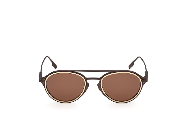 ZEGNA EZ0295 — color 49E, medida 51 — vista frontal 