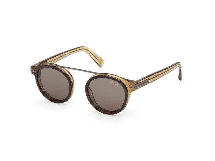 ZEGNA EZ0300 — color 50J, medida 48 — vista tres cuartos 