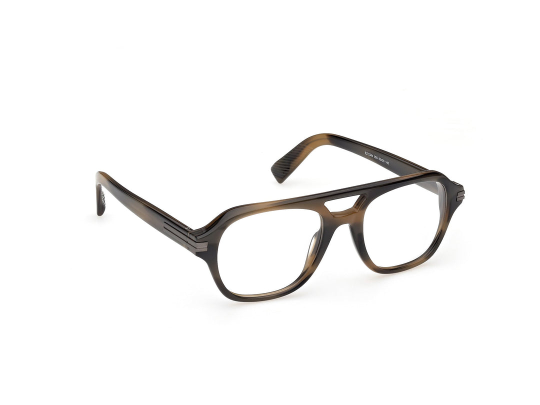 ZEGNA EZ5344 — color 055, medida 52 — vista tres cuartos derecha 