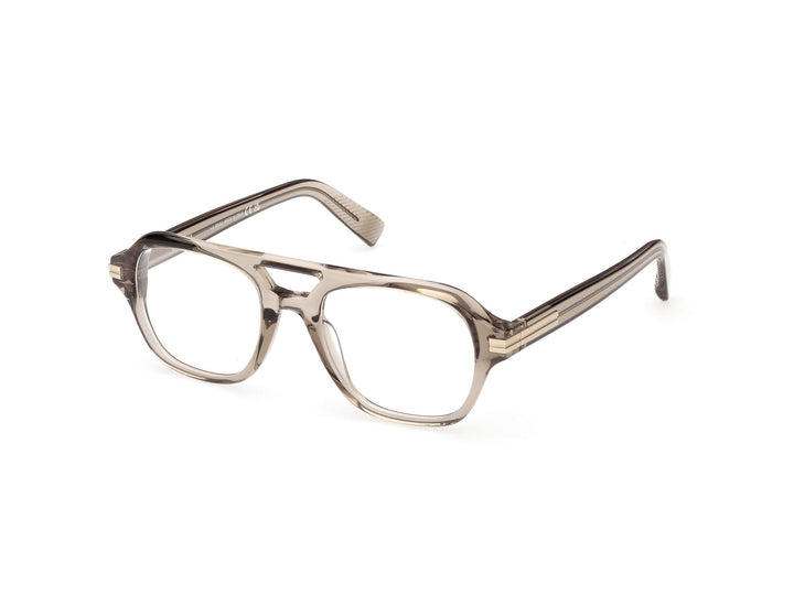 ZEGNA EZ5344 — color 057, medida 52 — vista tres cuartos 