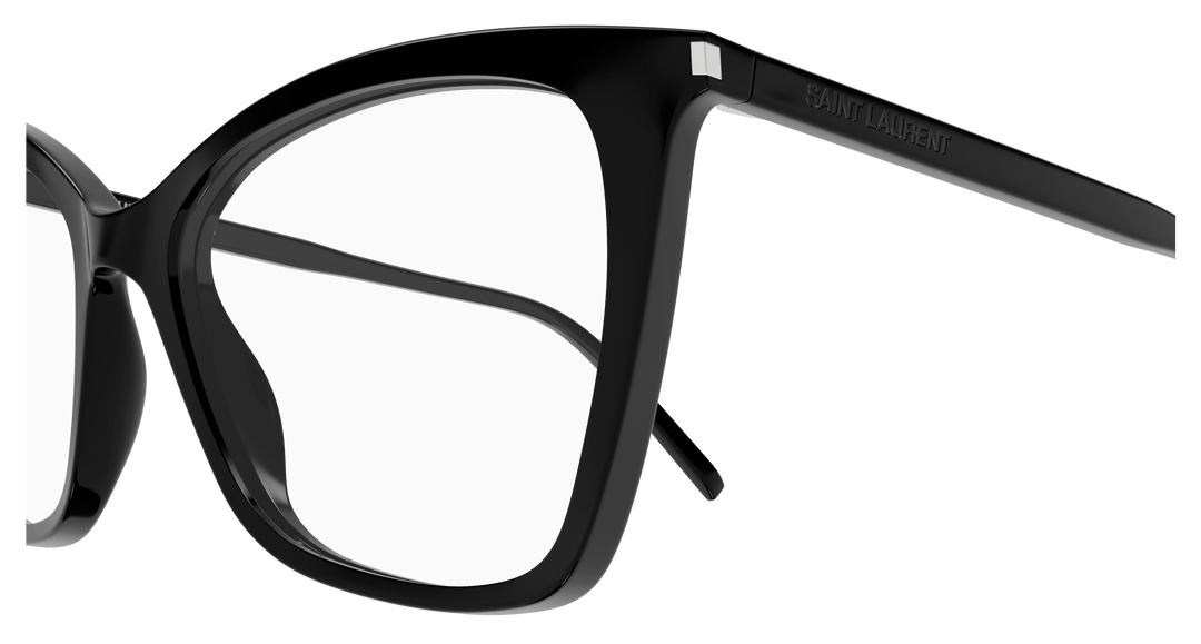 SAINT LAURENT SL 386 — color 001, medida 53 — vista detalle de varilla 