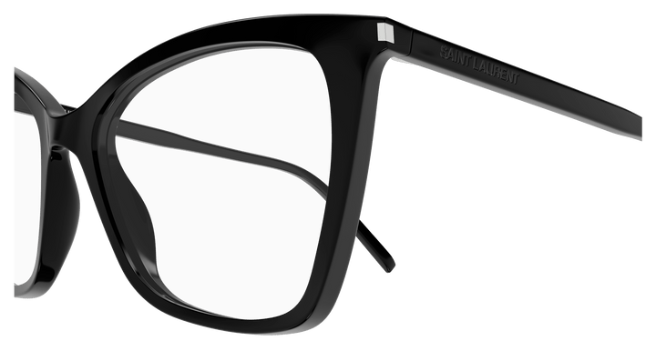 SAINT LAURENT SL 386 — color 001, medida 53 — vista detalle de varilla 